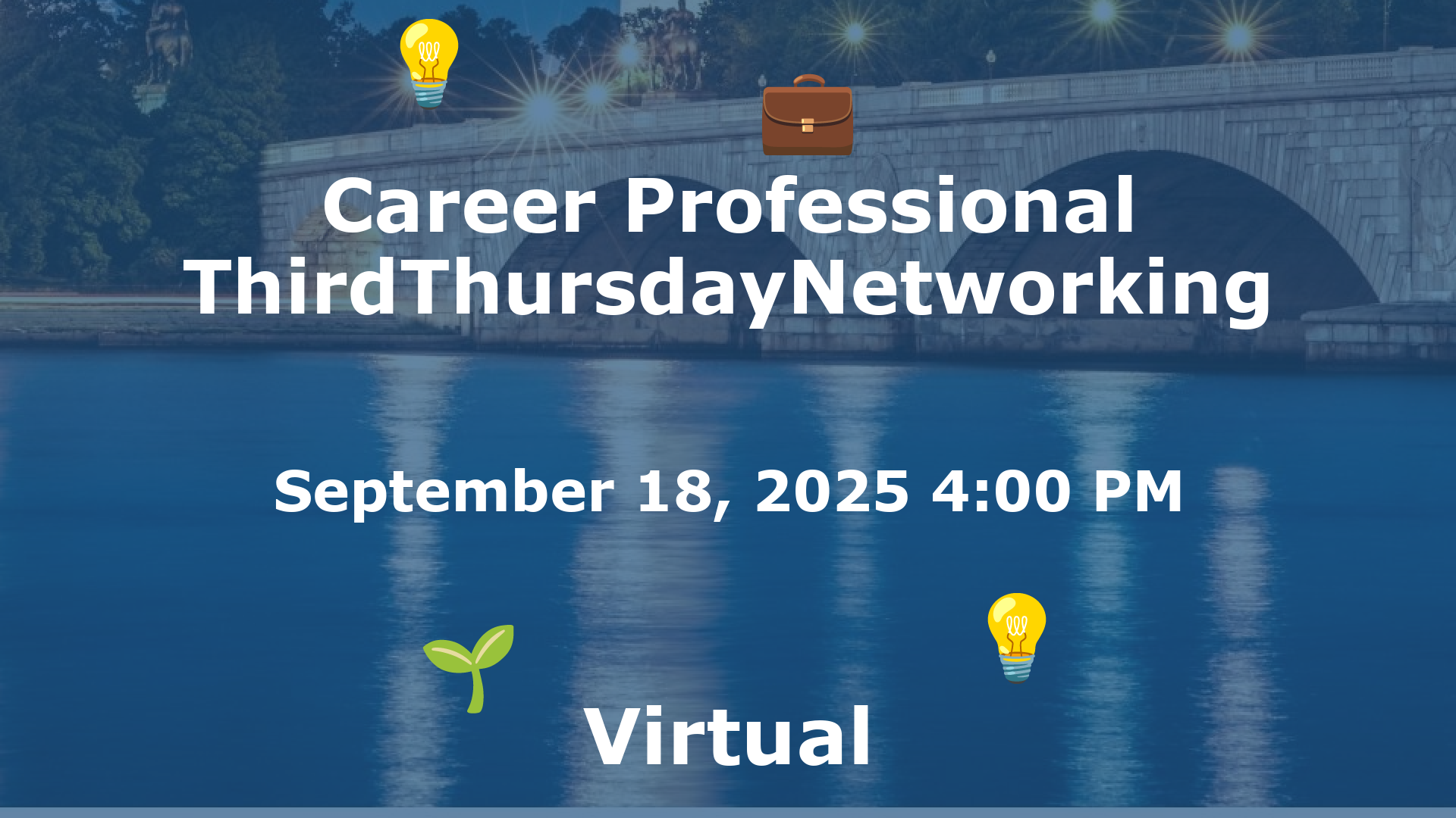 Career Professional ThirdThursdayNetworking  event image